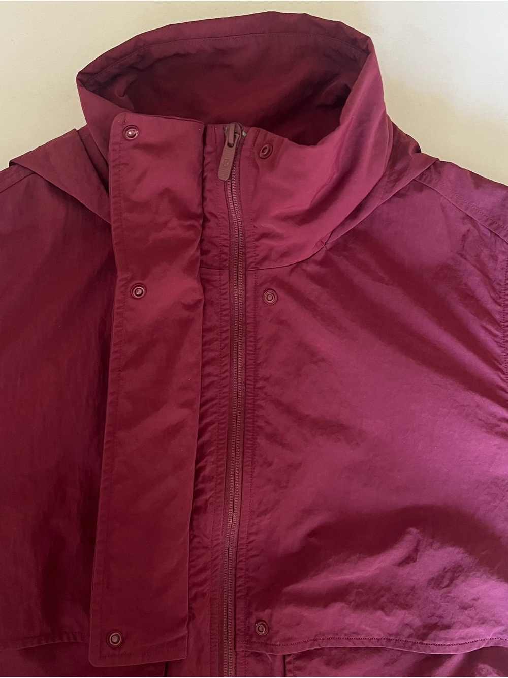 Lululemon Always Effortless Jacket Size 6 Wine Berry - Picture 10 of 14
